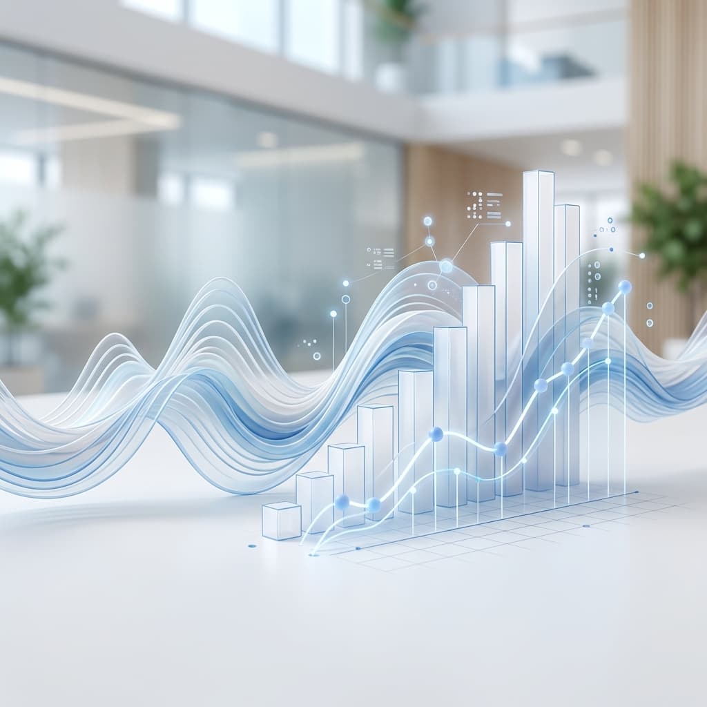 Abstract visualization of music data and analytics